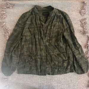 Sanctuary Olive Camouflage Field Jacket